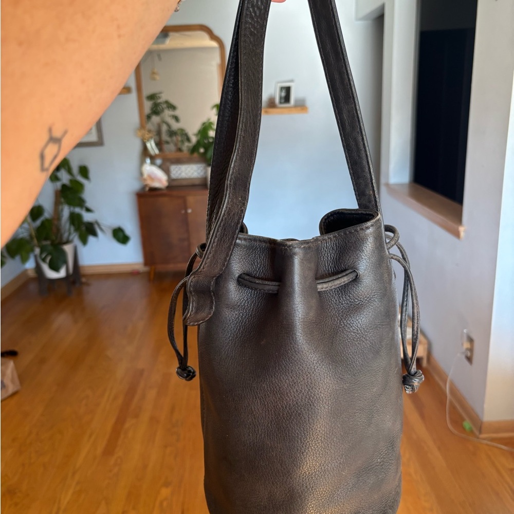 Coach Black Leather Crossbody Bag